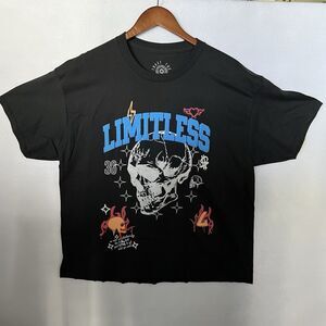 Trust The Universe - Limitless Puff Print Black Shirt M New
